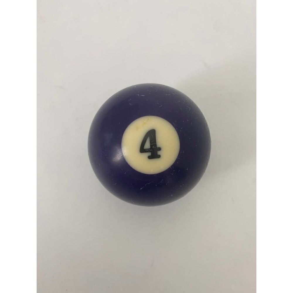 Single Replacement Pool Ball Billiard Ball - Number 4 - Picture 2 of 3